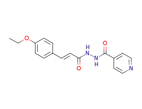 (E)-N'-[3-(4-ethoxyphenyl)propenoyl]isonicotinohydrazide