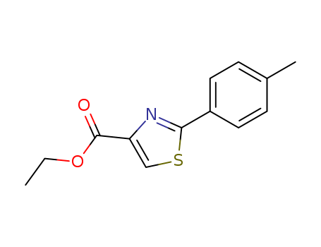 4-Thiazolecarboxylicacid, 2-(4-methylphenyl)-, ethyl ester