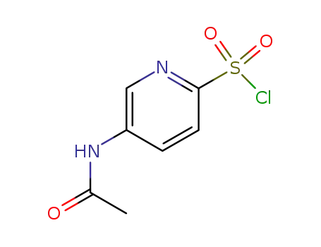 Molecular Structure of 409112-27-2 (5-acetylamino-2-pyridinesulfonyl chloride)