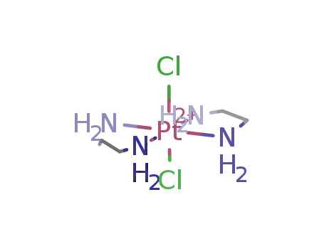 Molecular Structure of 21430-85-3 (Bis(ethylenediamine)platinum(II) chloride)