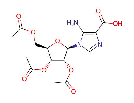 5-amino-1-(2,3,5-tris-O-acetyl-β-D-ribofuranosyl)-1H-imidazole-4-carboxylic acid