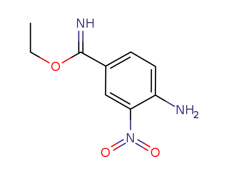 Molecular Structure of 165596-29-2 (ethyl 4-amino-3-nitrobenzimidate)