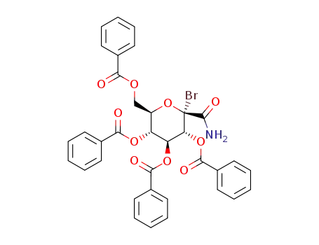 C-(2,3,4,6-테트라-O-벤조일-1-브로모-1-데옥시-베타-D-글루코피라노실) 포름아미드