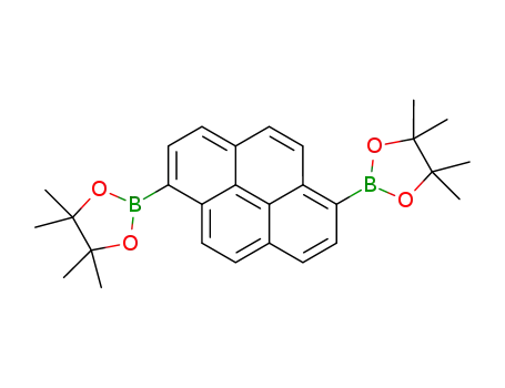 Molecular Structure of 950779-13-2 (1,6-bis(4,4,5,5-tetramethyl-1,3,2-dioxaborolane-2-yl)pyrene)