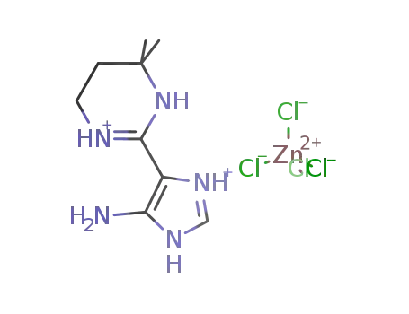 [5-amino-4-(4,4-dimethyl-3,4,5,6-tetrahydropyrimidin-2-yl)imidazolium<sup>(2+)</sup>][ZnCl<sub>4</sub>]