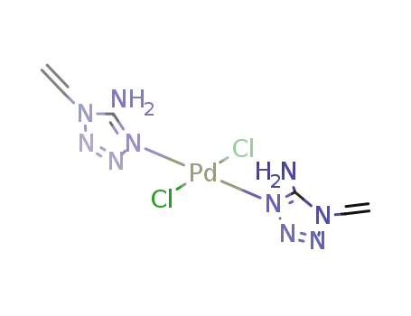 Pd(1-vinyl-5-aminotetrazole)2Cl<sub>2</sub>