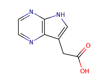 2-(5H-PYRROLO[2,3-B]PYRAZIN-7-YL)ACETIC ACID  CAS NO.20322-09-2