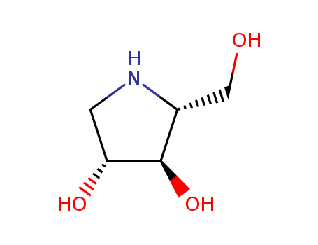 3,4-Pyrrolidinediol,2-(hydroxymethyl)-, (2R,3R,4R)-