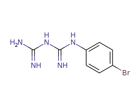 Molecular Structure of 101250-96-8 (N-(4-Bromophenyl)imidodicarbonimidic diamide)