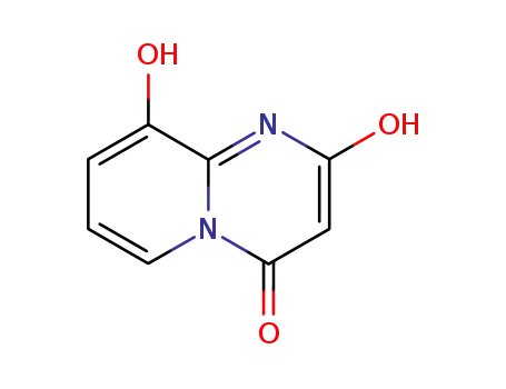 Molecular Structure of 36866-05-4 (2,9-dihydroxypyrido[1,2-a]pyrimidin-4-one)