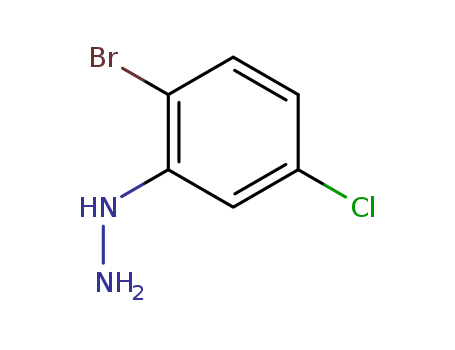 (2-broMo-5-chlorophenyl)hydrazine