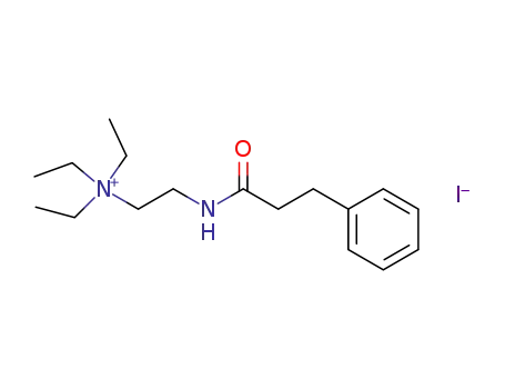 Triethyl-[2-(3-phenyl-propionylamino)-ethyl]-ammonium; iodide