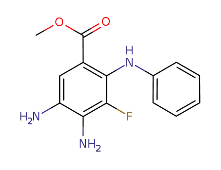 Methyl 4,5-diaMino-3-fluoro-2-(phenylaMino)benzoate