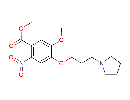 Methyl 5-Methoxy-2-nitro-4-(3-(pyrrolidin-1-yl)propoxy)benzoate