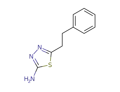 Molecular Structure of 39181-40-3 (5-PHENETHYL-[1,3,4]THIADIAZOL-2-YLAMINE)