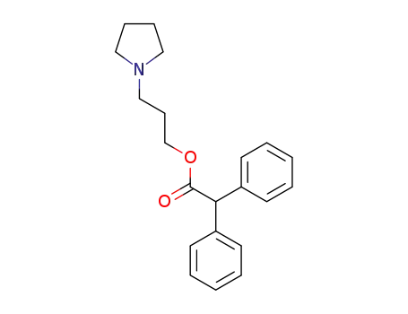 diphenyl-acetic acid-(3-pyrrolidino-propyl ester)