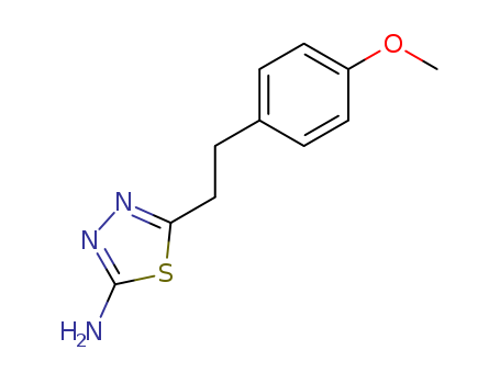 5-[2-(4-METHOXY-PHENYL)-ETHYL]-[1,3,4]THIADIAZOL-2-YLAMINE