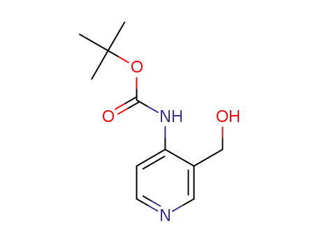 Molecular Structure of 407623-72-7 ((3-HYDROXYMETHYL-PYRIDIN-4-YL)-CARBAMIC ACID TERT-BUTYL ESTER)