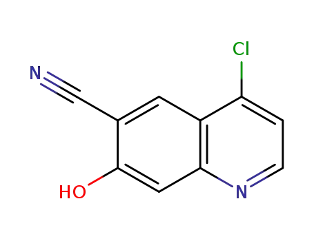 Molecular Structure of 352205-91-5 (4-chloro-6-cyano-7-hydroxyquinoline)