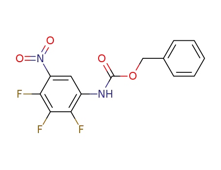 Molecular Structure of 197520-72-2 (N-benzyloxycarbonyl-2,3,4-trifluoro-5-nitroaniline)