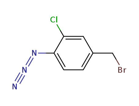 1-azido-4-(bromomethyl)-2-chlorobenzene