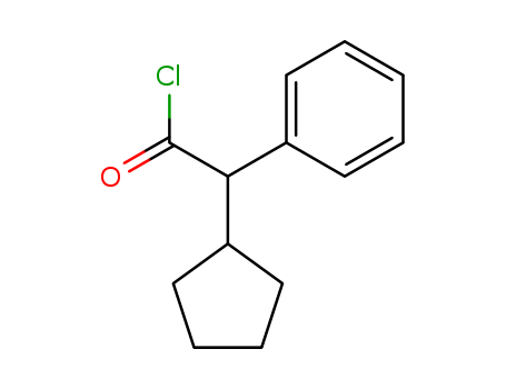 Benzeneacetyl chloride, a-cyclopentyl-