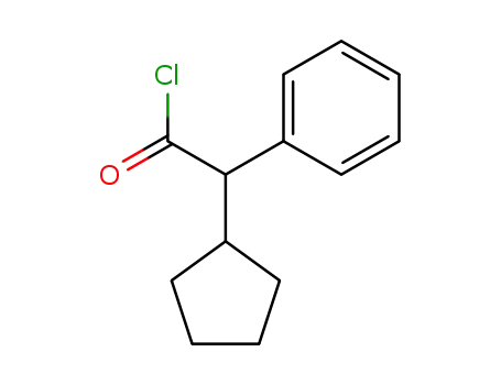 Benzeneacetyl chloride, a-cyclopentyl-