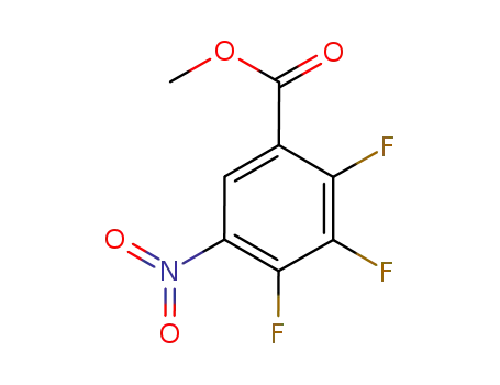 Molecular Structure of 918321-24-1 (Methyl 2,3,4-trifluoro-5-nitrobenzoate)