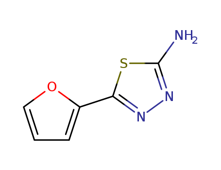 1,3,4-Thiadiazol-2-amine,5-(2-furanyl)- cas  4447-45-4
