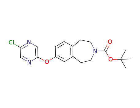 1,1-dimethylethyl 7-[(5-chloro-2-pyrazinyl)oxy]-1,2,4,5-tetrahydro-3H-3-benzazepine-3-carboxylate