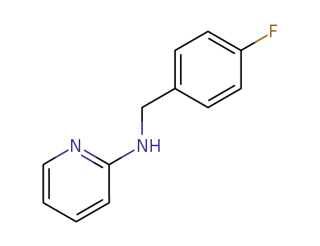 Molecular Structure of 1692-02-0 ((4-FLUORO-BENZYL)-PYRIDIN-2-YL-AMINE DIHYDROCHLORIDE)