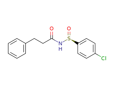Benzenepropanamide, N-[(S)-(4-chlorophenyl)sulfinyl]-