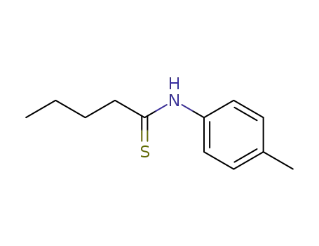 Molecular Structure of 6876-71-7 (Pentanethioamide, N-(4-methylphenyl)-)