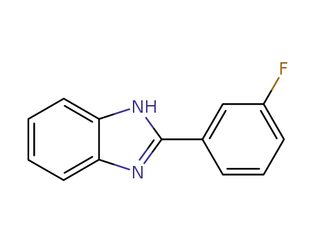 Molecular Structure of 324-15-2 (1H-BENZIMIDAZOLE, 2-(3-FLUOROPHENYL)-)