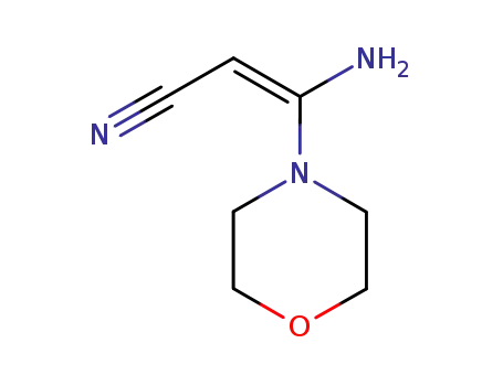 2-Propenenitrile, 3-amino-3-(4-morpholinyl)-, (Z)-