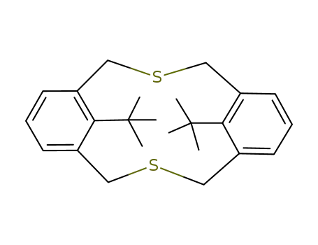 17,18-Di-tert-butyl-3,11-dithia-tricyclo[11.3.1.1<sup>5,9</sup>]octadeca-1<sup>(16)</sup>,5,7,9<sup>(18)</sup>,13<sup>(17)</sup>,14-hexaene