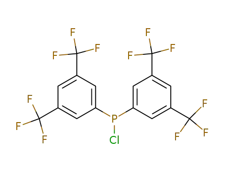 Molecular Structure of 142421-57-6 (BIS(3,5-DI(TRIFLUOROMETHYL)PHENYL)CHLOROPHOSPHINE)