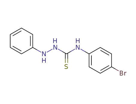 Molecular Structure of 42749-18-8 (Hydrazinecarbothioamide, N-(4-bromophenyl)-2-phenyl-)