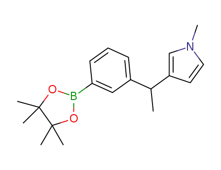 1-methyl-3-{1-[3-(4,4,5,5-tetramethyl-1,3,2-dioxaborolan-2-yl)phenyl]ethyl}-1H-pyrrole