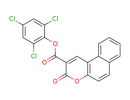 3-Oxo-3H-naphtho<2,1-b>pyran-2-carbonsaeure-(2,4,6-trichlorphenylester)