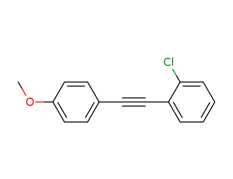 Benzene, 1-chloro-2-[(4-methoxyphenyl)ethynyl]-