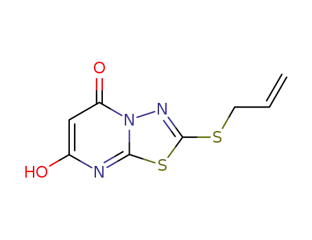 2-allylsulfanyl-[1,3,4]thiadiazolo[3,2-<i>a</i>]pyrimidine-5,7-dione
