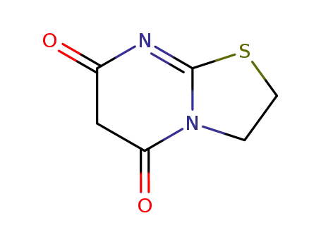Molecular Structure of 72211-55-3 (2,3-dihydro-5H-[1,3]thiazolo[3,2-a]pyrimidine-5,7(6H)-dione)