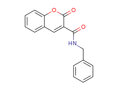 Molecular Structure of 1846-90-8 (N-benzyl-2-oxo-2H-chromene-3-carboxamide)