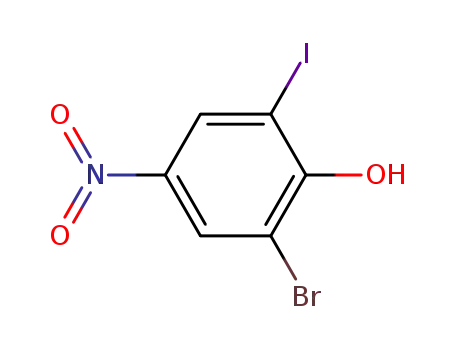Phenol, 2-bromo-6-iodo-4-nitro-