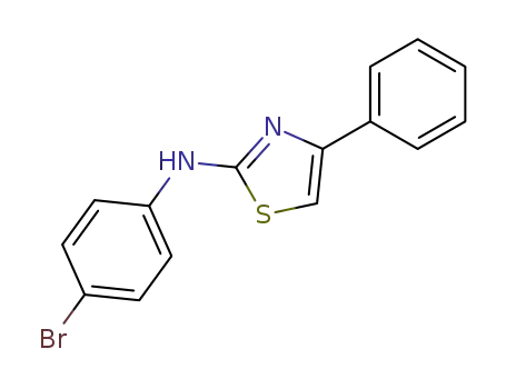 Molecular Structure of 108237-91-8 (4-bromo-phenyl-(4-phenyl-thiazol-2-yl)-amine)