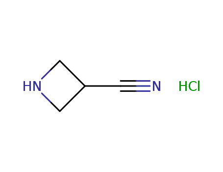 Molecular Structure of 345954-83-8 (AZETIDINE-3-CARBONITRILE HYDROCHLORIDE)
