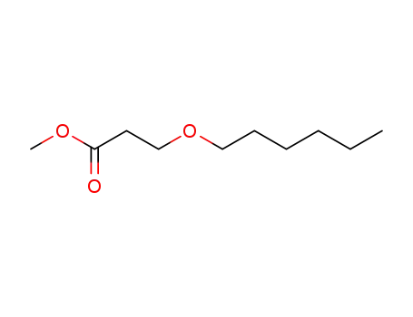 Molecular Structure of 7419-97-8 (methyl 3-(hexyloxy)propanoate)