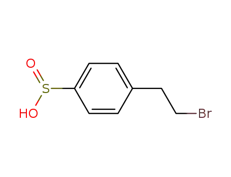 Molecular Structure of 60081-76-7 (Benzenesulfinic acid, 4-(2-bromoethyl)-)