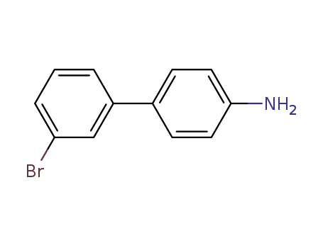 Molecular Structure of 91394-64-8 ([1,1'-Biphenyl]-4-amine, 3'-bromo-)
